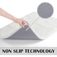 thumbnail image 3 of Bath Rug for Bathroom Non Slip Bathroom Mat (20 x 32, White) Water Absorbent Soft Microfiber Shaggy Bathroom Rug Machine Washable Bath Mat for Bathroom Thick Plush Shower Mat, 3 of 6