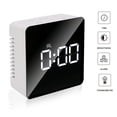 thumbnail image 1 of Reloj despertador LED multifuncional Bling Bling espejo de maquillaje de escritorio digital, 1 of 12