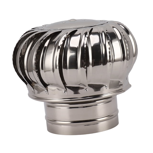 Ventilateur Rotatif en Acier Inoxydable Résistant au Vent et à la Pluie pour Usage Domestique et Commercial