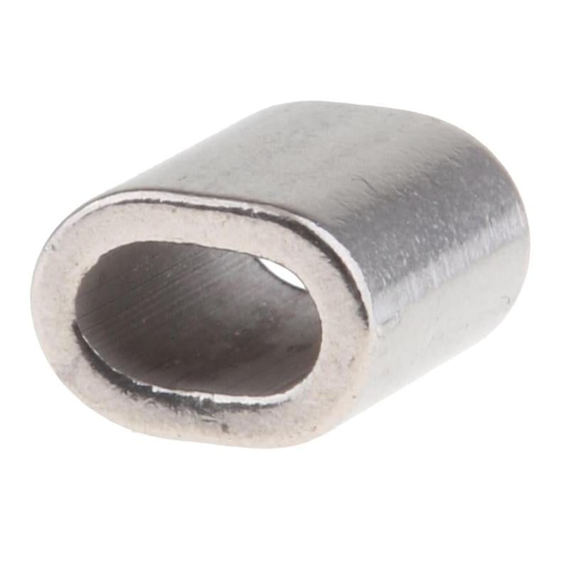 304 Stainless Steel Wire Rope Ferrule Crimping Sleeve Cable Ferrule 3mm 