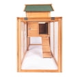 thumbnail image 5 of 120'' Chicken Coop for 2-6 Chickens Outdoor Wooden Rabbit Hutch Hen Poultry Pet House with Chicken Run Cage, Egg Box & Waterproof Roof Garden Backyard, 5 of 5