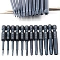 thumbnail image 4 of 1Pc 50Mm Blue Magnetic Torx Screwdriver Bits Set Electric Screwdriver T5-T40 T40, 4 of 10