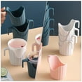 thumbnail image 2 of HOLIDYOYO Anti-Scalding Paper Cup Holder 6-Pack Portable Disposable Coffee Cup Sleeves Plastic Mug Handle for Home Office Party, 2 of 5