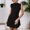 Black, variant on Summer Dresses For Women Mini Sleeveless Dresses Cowl Neck Casual A Line Dresses Short Sun Dresses Women Hawaiian Dresses For Women L Blue