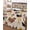 Beige, variant on Twin XL Quilt Bedding Set, Farmhouse Rooster Reversible Summer Quilt 3 Pieces, Country Watercolor Flowers Wood Grain Lightweight Bedspreads Coverlets with 2 Pillow Shams for All Seasons