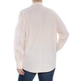 thumbnail image 2 of DKNY Womens Pink Cold Shoulder Long Sleeve Collared Button Up Top  Size: L, 2 of 2