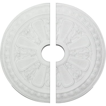 23 1/2"OD x 3 7/8"ID x 1"P Bristol Ceiling Medallion, Two Piece (Fits Canopies up to 3 7/8")