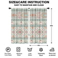 thumbnail image 2 of Blackout Kids Curtains,Orange and Purple Diamond Shaped Geometric Boho Pattern Childrens Insulated Curtains Set Of 2,Bedroom Essentials,Toddler Room Decor 42x84in(106x213cm), 2 of 5