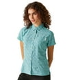thumbnail image 4 of Regatta Womens Mindano VIII Ditsy Print Short-Sleeved Shirt, 4 of 5