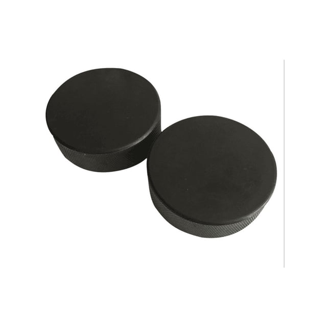 GOOHOCHY Black Puck 10Pack for Pond Hockey and Ice Rink Practice Rubber Accessory