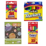 Classroom Pack 35 Count Cra-Z-Art Crayon, Marker, and Colored Pencil Bundle
