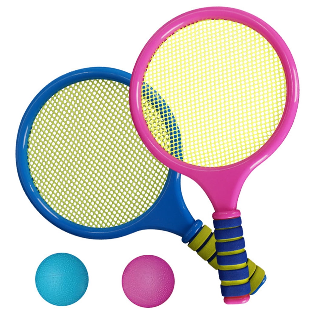 4PCS Kids Tennis Racquet Set Training Tennis Racket with Ball for