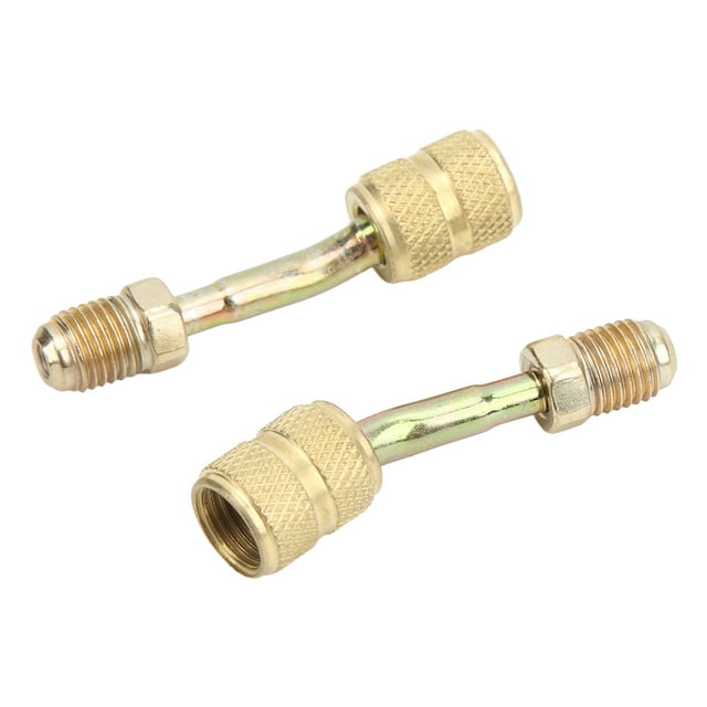 Convertidor 2 Piezas Adaptador De Puerto De Vacío De Carga Universal Adaptadores R410A Convertidor De 1/4 A 5/16 Para Aires Acondicionados De Mini Dividido