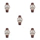 thumbnail image 1 of Minnieouse Reloj Mecánico de acero inoxidable para hombre, reloj de resistente al agua de negocios ajustable de repuesto analógico Vintage con Type2 NO2, 1 of 6