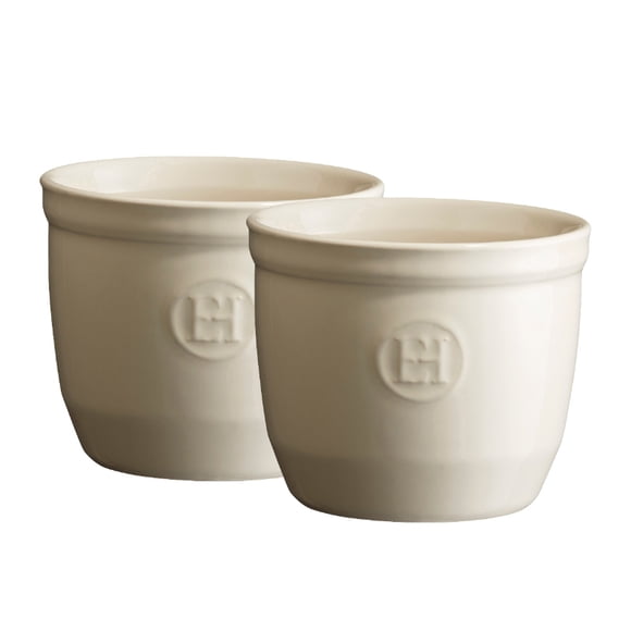 Emile Henry Tall Ramekins - Set of 2, Clay
