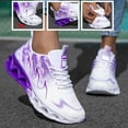 thumbnail image 4 of Women Lace Up Athletic Running Sneakers, Lightweight Comfort Blade Sole Sport Shoes for Walking, 4 of 7