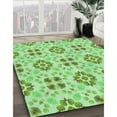 thumbnail image 2 of Ahgly Company Indoor Rectangle Patterned Green Snake Green Area Rugs, 3' x 5', 2 of 6