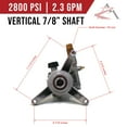 thumbnail image 2 of The ROP Shop 7/8" Shaft 2800 PSI Pressure Washer Water Pump for Troy-Bilt 020765-00, 020348-0, 2 of 8