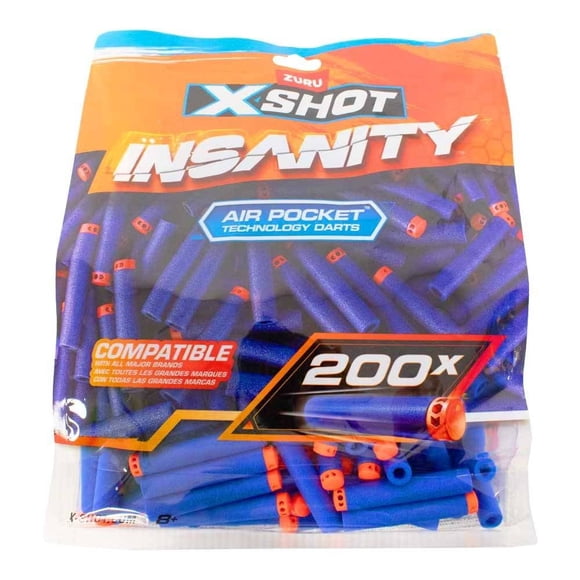 Dardos de Juguete X-Shot Compatibles con Todas las Grandes Marcas 200 Piezas