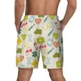 thumbnail image 2 of Lsque Mens Swim Trunks Medical Icons Pattern - Bathing Suit Compression Liner - Beach Swim Shorts Swimwear - (S-3XL) - Stretch Quick Dry -3X-Large, 2 of 9