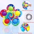 thumbnail image 4 of Pop Fidget Spinner Toys , 4 Pcs Simple Popping Toy Pack Bubble Sensory Set for Kids Party Favor Bulk ADHD Stress Relief Hand Spinners, 4 of 7