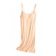thumbnail image 4 of Camisón sin mangas para mujer: copa con relleno para el pecho, poliéster, vestido largo sexy, tallas M-XXL, espalda nadadora y cuello en V., 4 of 5