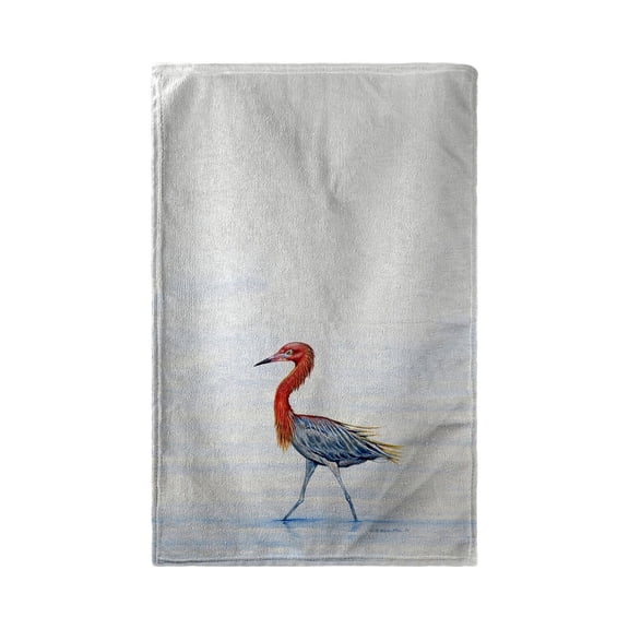 Betsy Drake BT820 30 x 50 in. Reddish Egret Beach Towel