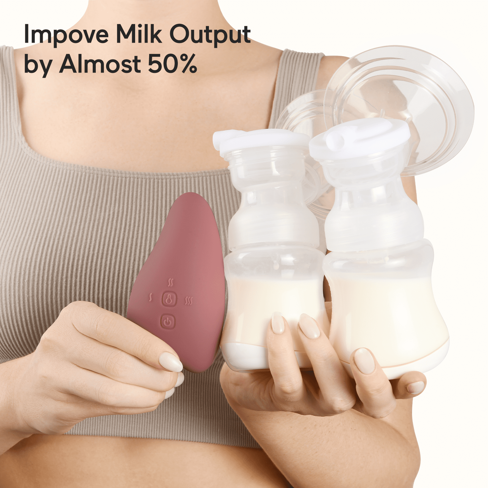 MISSAA Lactation Massager, Soft & Warm Breast Massager Breastfeeding, –  missaamall