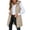 Beige, variant on MOONDU Women's Long Puffer Vest Hooded Sleeveless Quilted Zip Up Longline Winter Warm Outerwear with Pockets Casual Top 8 Colors S-XXL
