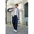 thumbnail image 5 of WQD Mens Cargo Sweatpants Baggy Gym Sweat Pants Drawstring Wide Leg Casual Lounge Pants with Pockets, 5 of 6
