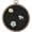 Black, variant on Round Pin Display Board, 5.3" Velvet Wall Hanging Brooch Jewelry Stand Storage Holder for Enamel Pins Badges Brooches Collection, Star & Moon, Silver Gray