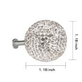 thumbnail image 2 of CRAFTHROU 1 Ensemble Bouton de Tiroir en Acier Inoxydable Style Classique avec Strass pour Meubles d'Armoire et de Garde-Robe, 2 of 5
