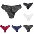 thumbnail image 3 of Tangas Para Mujer Bikini Sin Costuras Erógeno Encaje Lencería Lencería Bragas Recorte Bragas Odeerbi ODB143332, 3 of 3