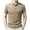 Khaki, variant on Polo Shirts for Men Button Down Crew Neck Big and Tall Classic Contrast Collar Shirt Stretch Comfy Comfy Basic Golf T Shirt