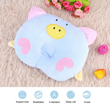 Garosa Soft Infant Baby Pillow Prevent Support Flat Head Memory