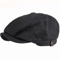 thumbnail image 5 of CoCopeaunts Newsboy Cap Spring Autumn Flat Cap Men Vintage Artist Painter Beret Hat Retro Octagonal Newsboy Hats for Women, 5 of 7