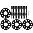 thumbnail image 3 of Modification de Moyeu, Entretoises de Roue Centrées sur Moyeu Performance Stable M14x1.5 Remplacement pour W202 C Class C220 C230 C280 C43 1994-2000 pour Accessoires Auto Noir, 3 of 7