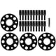 thumbnail image 3 of Kit de espaciadores de rueda Jadeshay centrados en bujes de coche 20 mm negro, 3 of 9