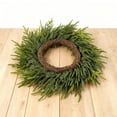 thumbnail image 5 of 15.7 Inch Real Touch Christmas Wreath, Lush Cedar Winter Wreath for Front Door with Red Berries, Large Indoor Outdoor Xmas Decor for Windows, Walls, and Home Holiday Decorations, 5 of 6