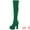 Green, variant on Women's Block Heel Platform Over the Knee Thigh High Boots