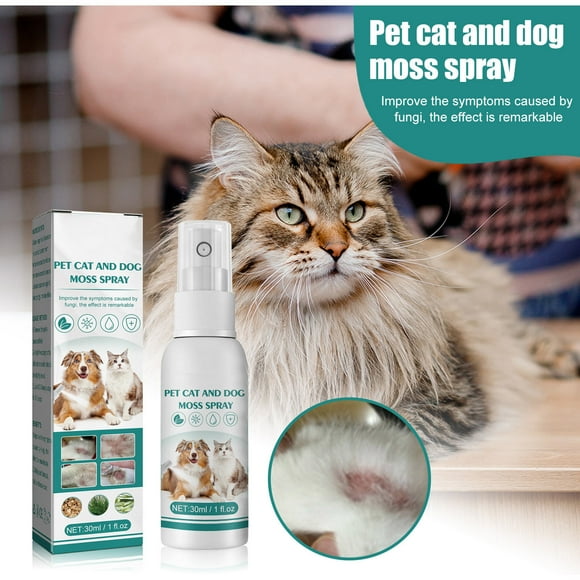 WXC12 30 Ml Pet Skin Spray For Cats And Dogs To Remove Mite Skin Itching To Remove Red Hair To Itch