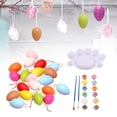 thumbnail image 1 of 20x huevos de Pascua blancos, pintura, adorno colgante, huevos de Pascua en blanco para pintar para , favores de fiesta de Pascua, decoración de Soledad huevos de pascua en blanco, 1 of 10