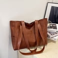thumbnail image 6 of Eolstice Fashion Casual Bag Women's, Shoulder Bag Handbag Messenger Bag, Wallet and Purse Combo, for Daily Use, Work, Travel, Sturdy Material, Multiple Pockets(Brown), 6 of 6