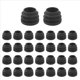 thumbnail image 2 of Mesa Redonda Silla Pata Tubo Inserto Tapa Final 19Mm Dia 30Pcs Negro, 2 of 5
