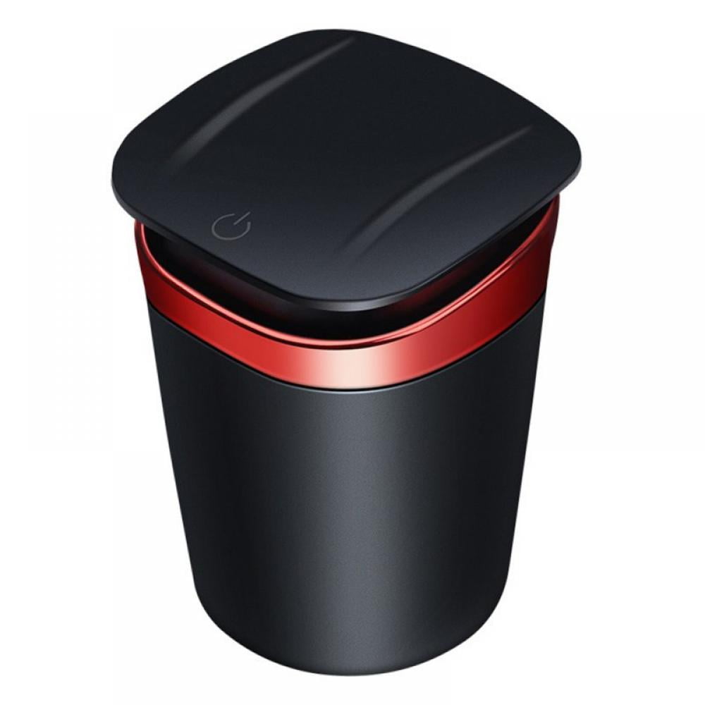 Ashtray with lid Home Use car ashtray with lid smell proof,smokeless ashtray Windproof for Outdoor Travel Mini Car Trash Can Detachable Coffee Cup Design Plastic Smokeless Ashtray for Car,Portable Ashtray for Car 