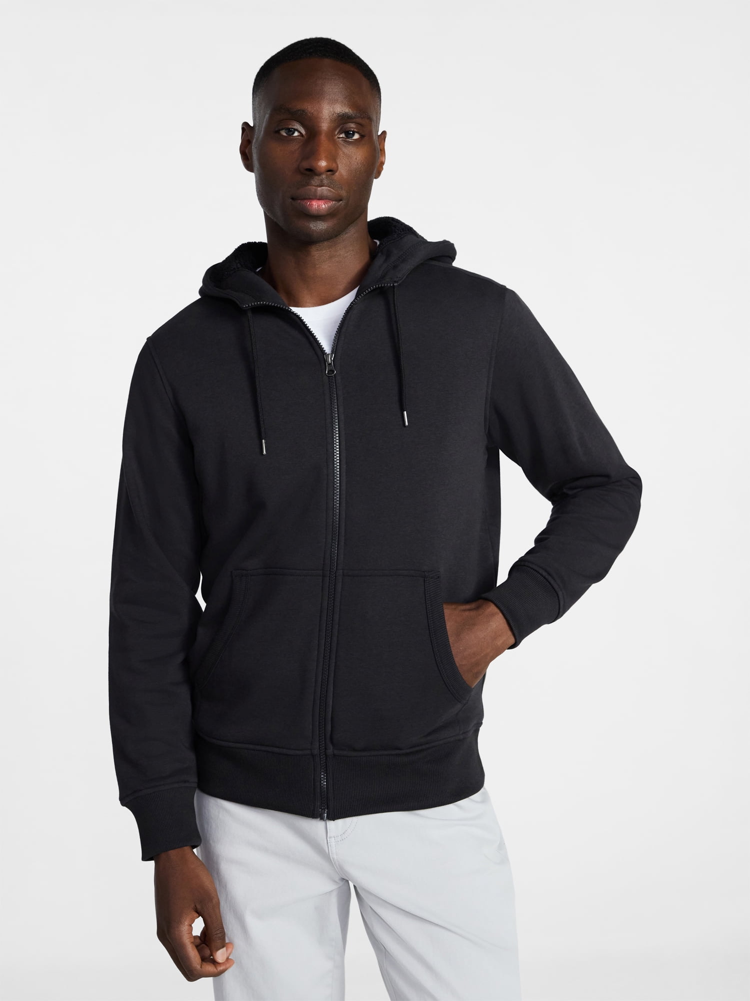 George Men's and Big Men's High Pile Fleece Hoodie, Sizes S-3XL
