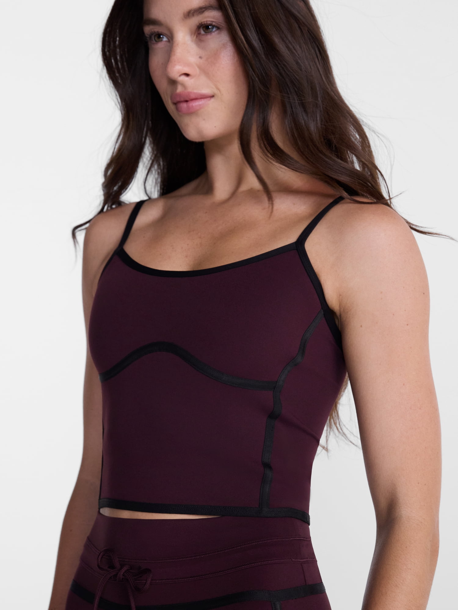 Avi Women's SoftSculpt Tipped Tank Bra, Sizes XS-XXL