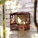 thumbnail image 3 of Window Bird Feeder, Metal Bird Feeder with Outdoors Hanging Chain, Bird Feeders for Outside Wild Birds, 3 of 5