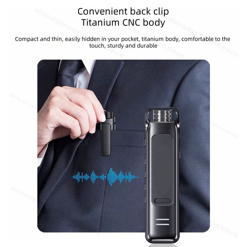 GL-88 Long Time Endurance HD Denoise Clip Digital Voice Audio Recorder Learning Business Meeting Interview Wedding Dictaphone-8GB
