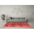 thumbnail image 3 of Ahgly Company Indoor Round Oriental Red Industrial Area Rugs, 8' Round, 3 of 4